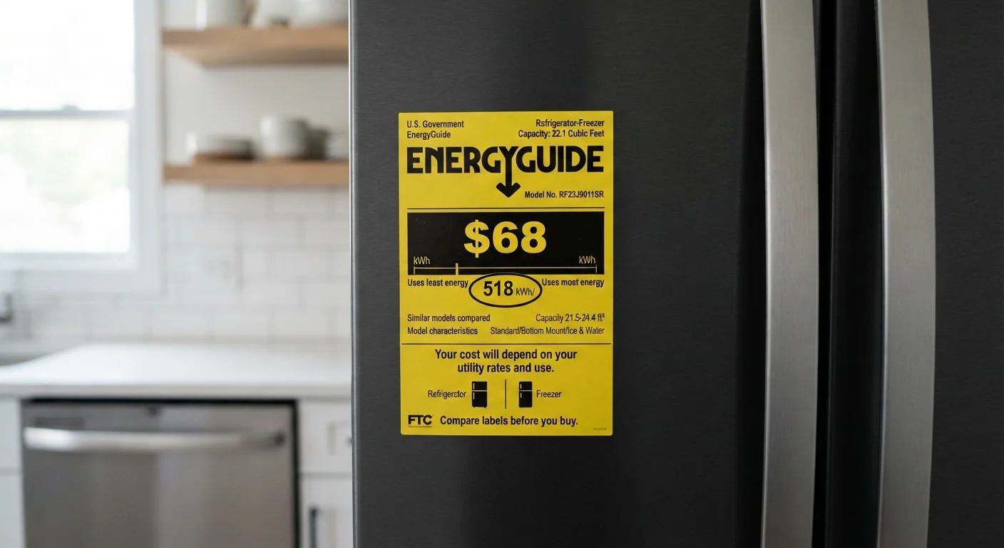 Energy Efficiency Ratings on Appliances, Decoded