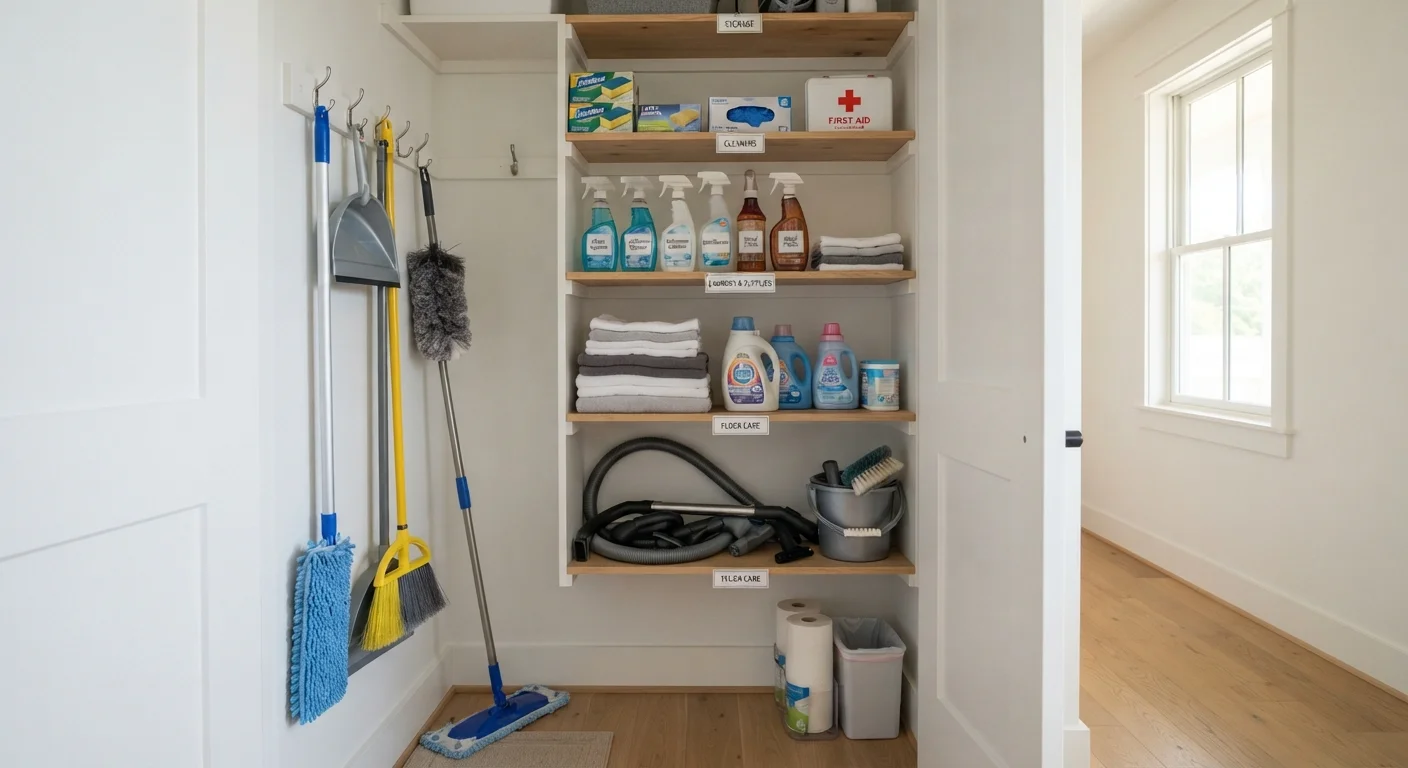 Organizing a Utility Closet Without Losing Your Mind