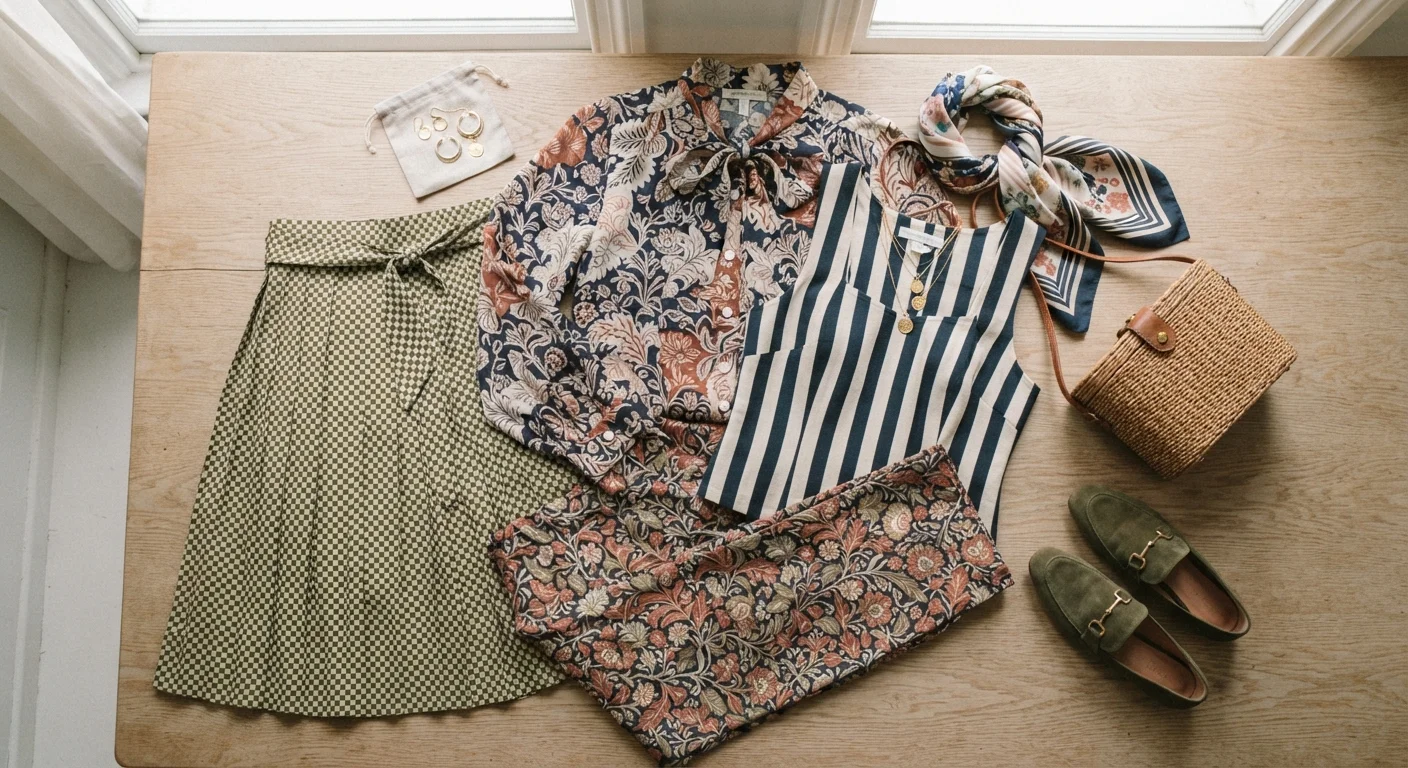 Pattern Mixing: The Logic Behind Outfits That Shouldn't Work—But Do