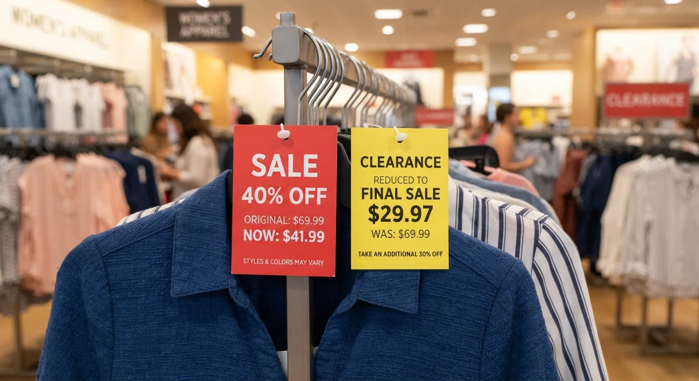 Sale Price vs. Clearance Price: What the Tags Are Really Telling You